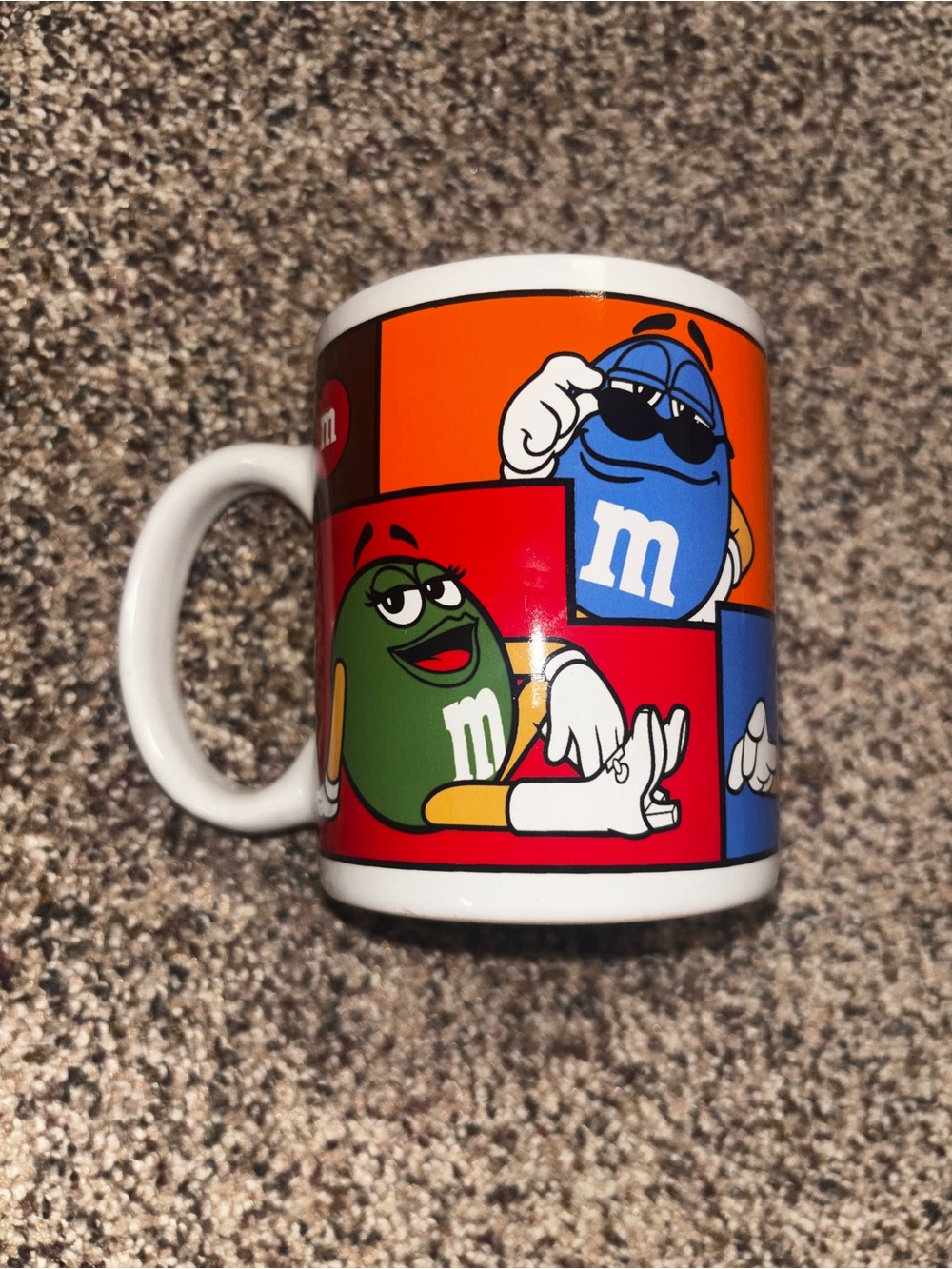 M&M's Collectible Coffee Mug Candy Characters Standard size